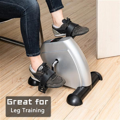 W002K Home Use Hands and Feet Trainer Mini Exercise Bike Silver