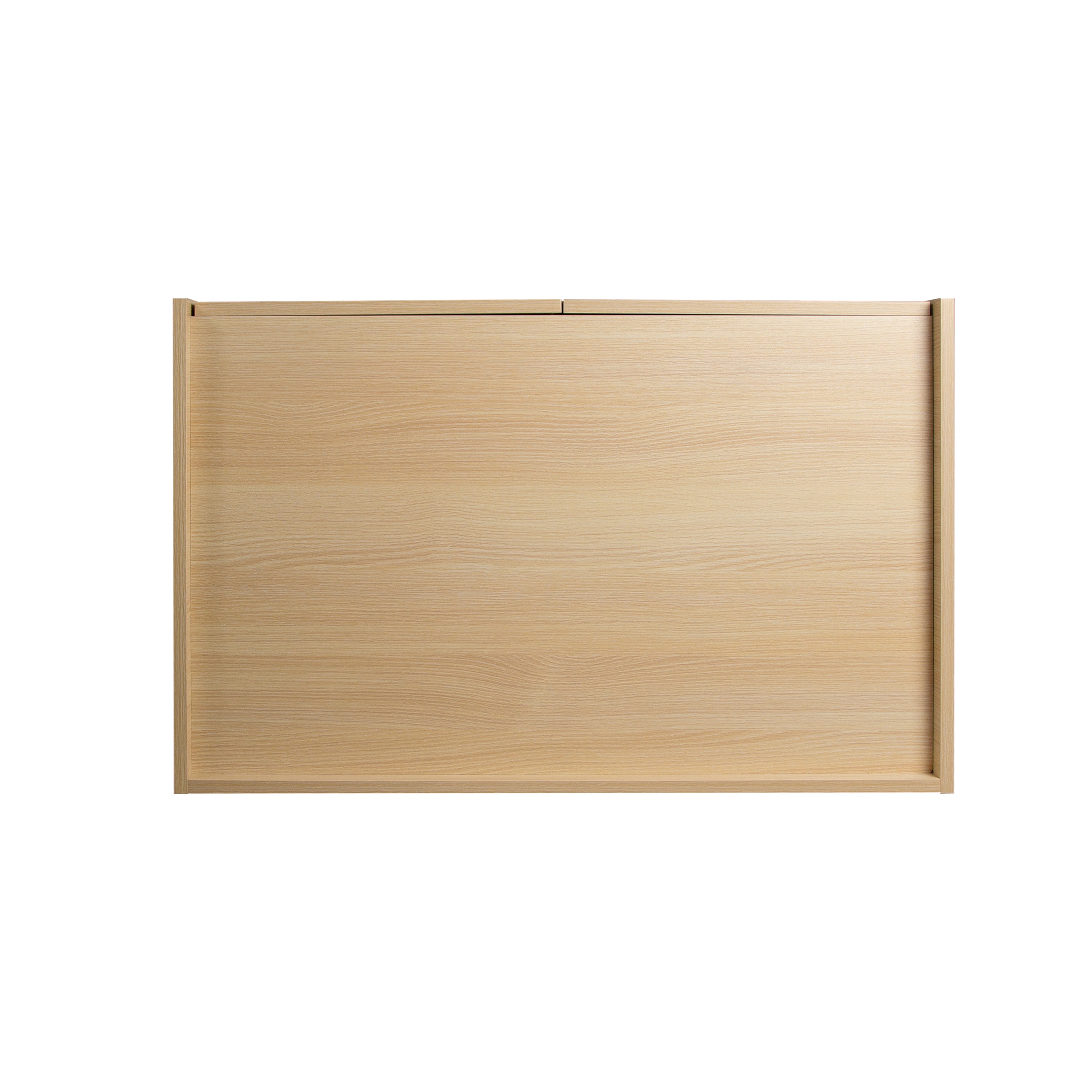 Litter Box Enclosure with Double Doors and Interior Grated Entry Platform, Hidden Cat Washroom Furniture, Beige Brown