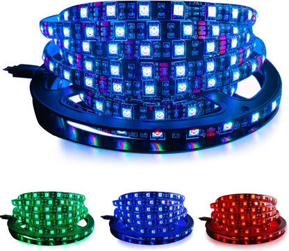 5M 5050 RGB LED Strip Waterproof IP65 300 SMD DC 12V Flexible Light